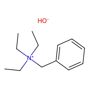 苄基三乙基氢氧化铵 structure