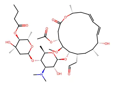 Leucomycin A4 structure