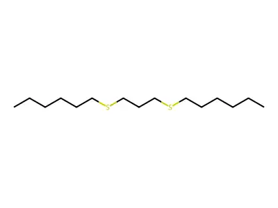 1,3-Dihexylthiopropane structure