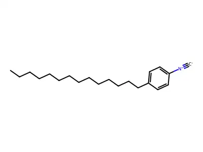 Benzene, 1-isocyano-4-tetradecyl- structure