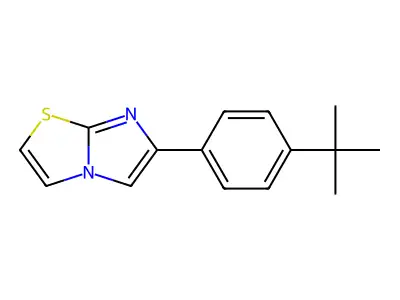 6-(4-Tert-butylphenyl)imidazo[2,1-b][1,3]thiazole structure