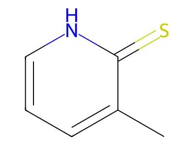 3-Methyl-2(1H)-pyridinethione structure