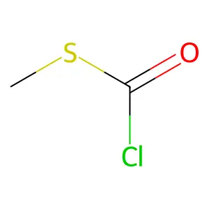 S-methyl chlorothioformate structure