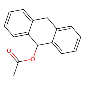 9,10-Dihydroanthracen-9-yl acetate structure