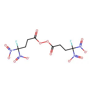 双(4-氟-4,4-二硝基丁酰)过氧化物 structure