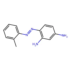 4-[(2-甲基苯基)二氮烯基]苯-1,3-二胺 structure