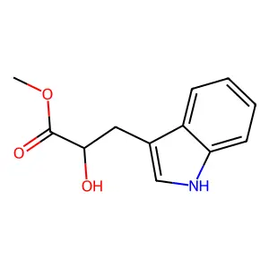 Methyl indole-3-lactate structure