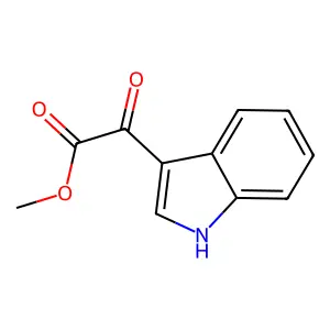 Methyl 3-indoleglyoxylate structure