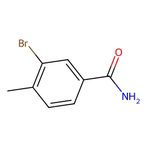 3-溴-4-甲基苯甲酰胺 structure