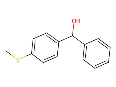 4-(Methylthio)benzhydrol structure