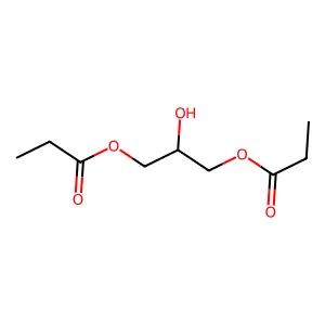 1,2,3-Propanetriol, 1,3-dipropanoate structure