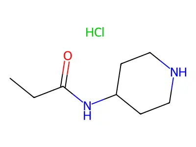 Propanamide, N-4-piperidinyl- structure