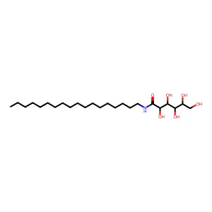 N-十八烷基-D-葡萄糖酰胺 structure