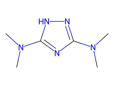 3,5-Bis(dimethylamino)-1H-1,2,4-triazole structure