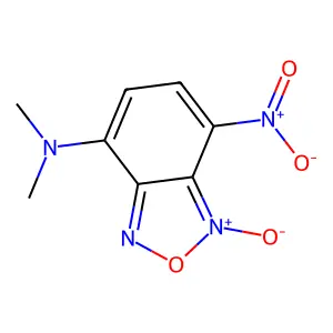 4-Benzofurazanamine, N,N-dimethyl-7-nitro-, 1-oxide structure