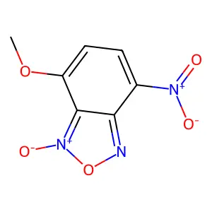 2,1,3-Benzoxadiazole, 4-methoxy-7-nitro-, 3-oxide structure