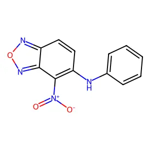4-Nitro-N-phenyl-2,1,3-benzoxadiazol-5-amine structure