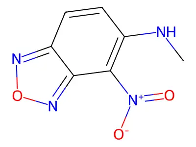 N-methyl-4-nitro-2,1,3-benzoxadiazol-5-amine structure