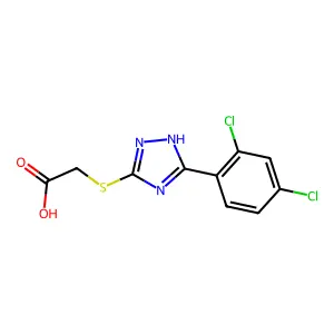 [5-(2,4-Dichloro-phenyl)-4H-[1,2,4]triazol-3-ylsulfanyl]-acetic acid structure