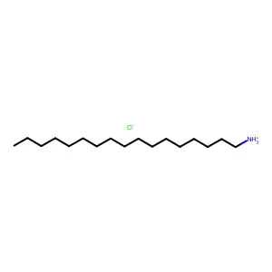 1-Heptadecanamine, hydrochloride (1:1) structure