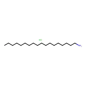 Octadecylazanium;chloride structure