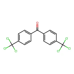 Bis[4-(trichloromethyl)phenyl]methanone structure