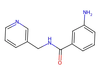 3-氨基-N-(吡啶-3-基甲基)苯甲酰胺 structure