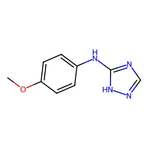 N-(4-methoxyphenyl)-1H-1,2,4-triazol-5-amine structure