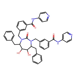 Cyclic urea deriv. structure