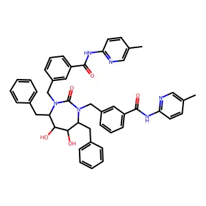 Cyclic urea deriv. structure