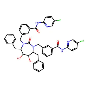 Cyclic urea deriv. structure