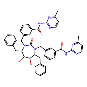 Cyclic urea deriv. structure