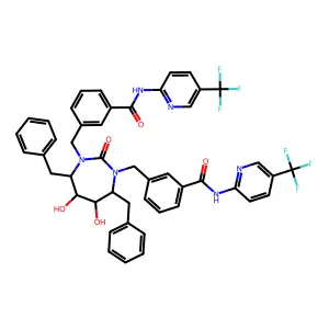 Cyclic urea deriv. structure