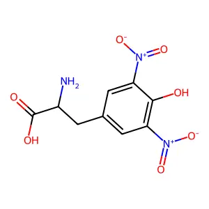 3,5-Dinitrotyrosine structure