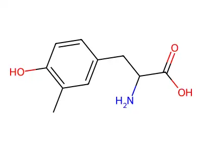2-Amino-3-(4-hydroxy-3-methylphenyl)propanoic acid structure
