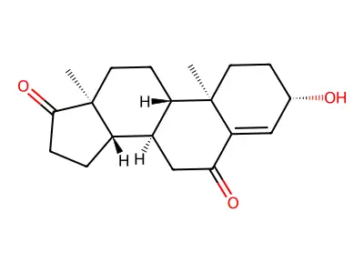 3-Hydroxyandrost-4-ene-6,17-dione structure