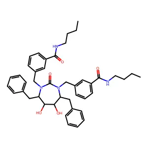 Cyclic urea deriv. structure