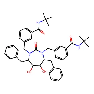 Cyclic urea deriv. structure