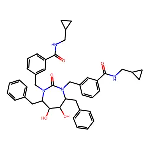 Cyclic urea deriv. structure
