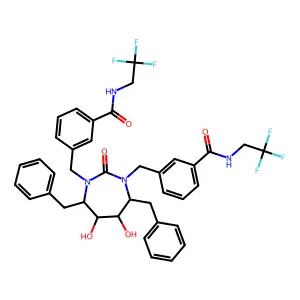 Cyclic urea deriv. structure