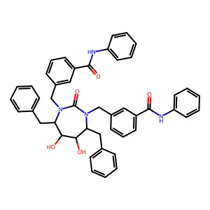 Cyclic urea deriv. structure