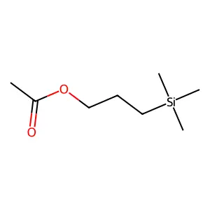 1-Propanol, 3-(trimethylsilyl)-, 1-acetate structure