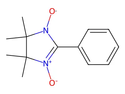 1-羟基-4,4,5,5-四甲基-3-氧代-2-苯基咪唑-3-鎓 structure