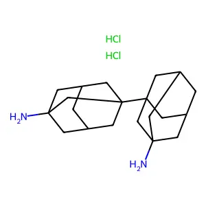 1,1'-Biadamantane-3-3'-diamine, dihydrochloride structure
