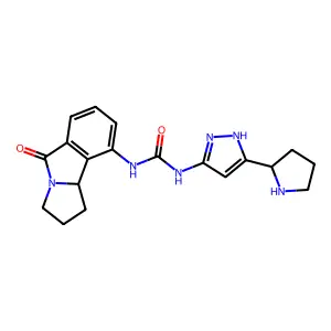 pyrazole-3-yl urea deriv. 14a structure