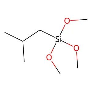 Isobutyltrimethoxysilane structure