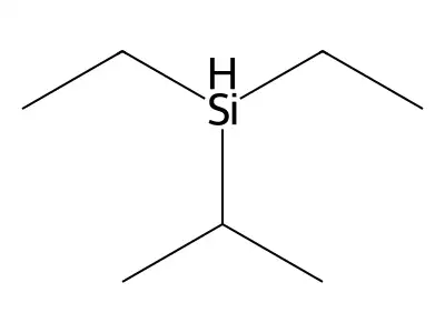 Diethylisopropylsilane structure