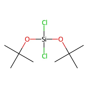 Silane, dichlorobis(1,1-dimethylethoxy)- structure