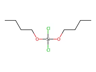 Dichloro(dibutyloxy)silane structure