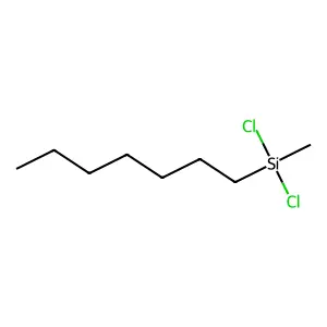 Silane, dichloroheptylmethyl- structure